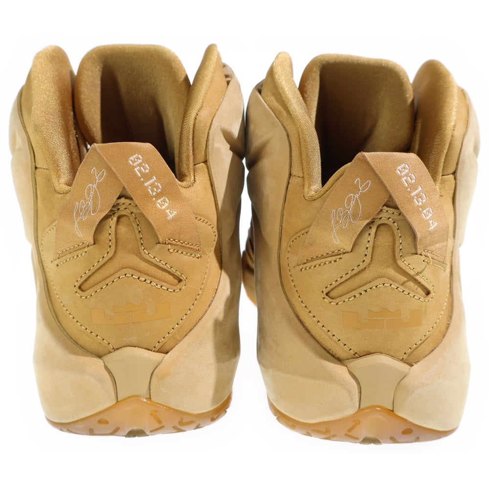 NIKE(ナイキ) 【観賞用 2014年製】 LEBRON 12 EXT QS WHEAT レブロン12