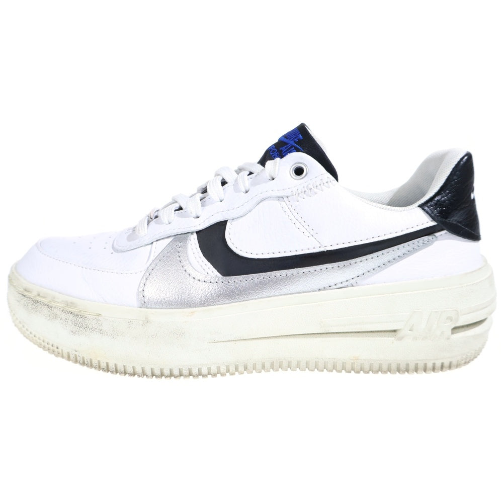 NIKE(ナイキ) AIR FORCE1 PLT.AF.ORM LV8 エアフォース1 プラットフォーム ローカットスニーカー ホワイト/ブラック US8/25cm DX3199-100