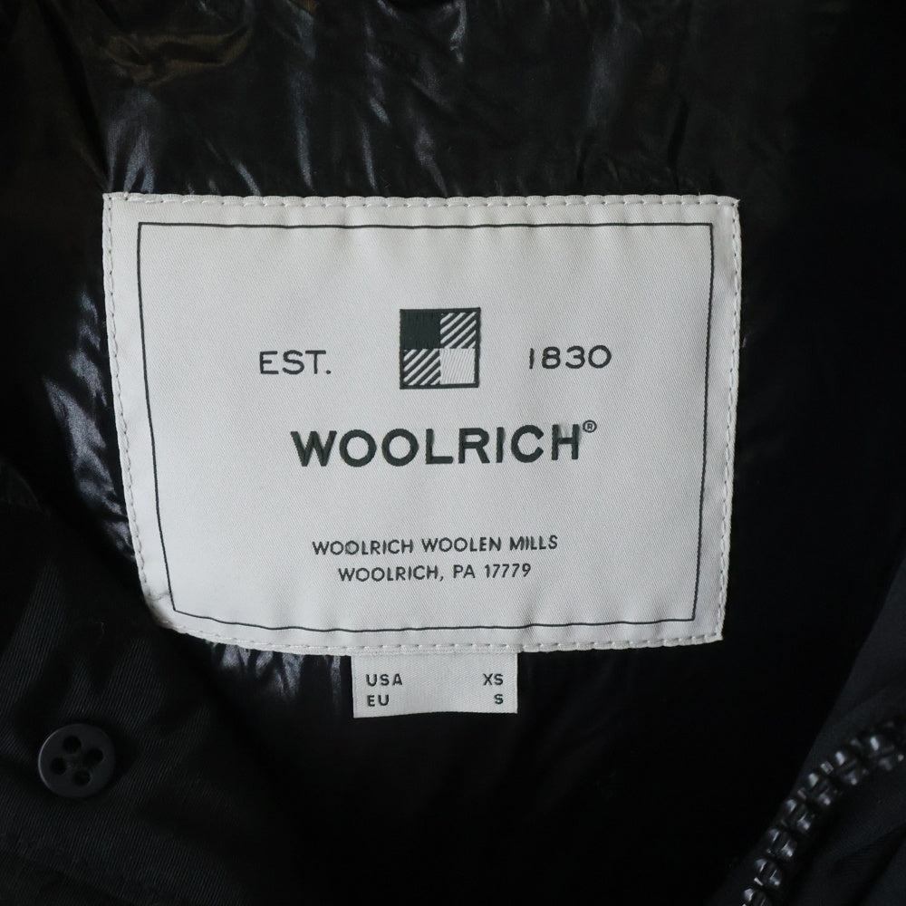 WOOLRICH(ウールリッチ) 19AW LOGO ARCTIC PARKA ロゴアークティック フーデッドダウンジャケット ブラック WOCPS2860