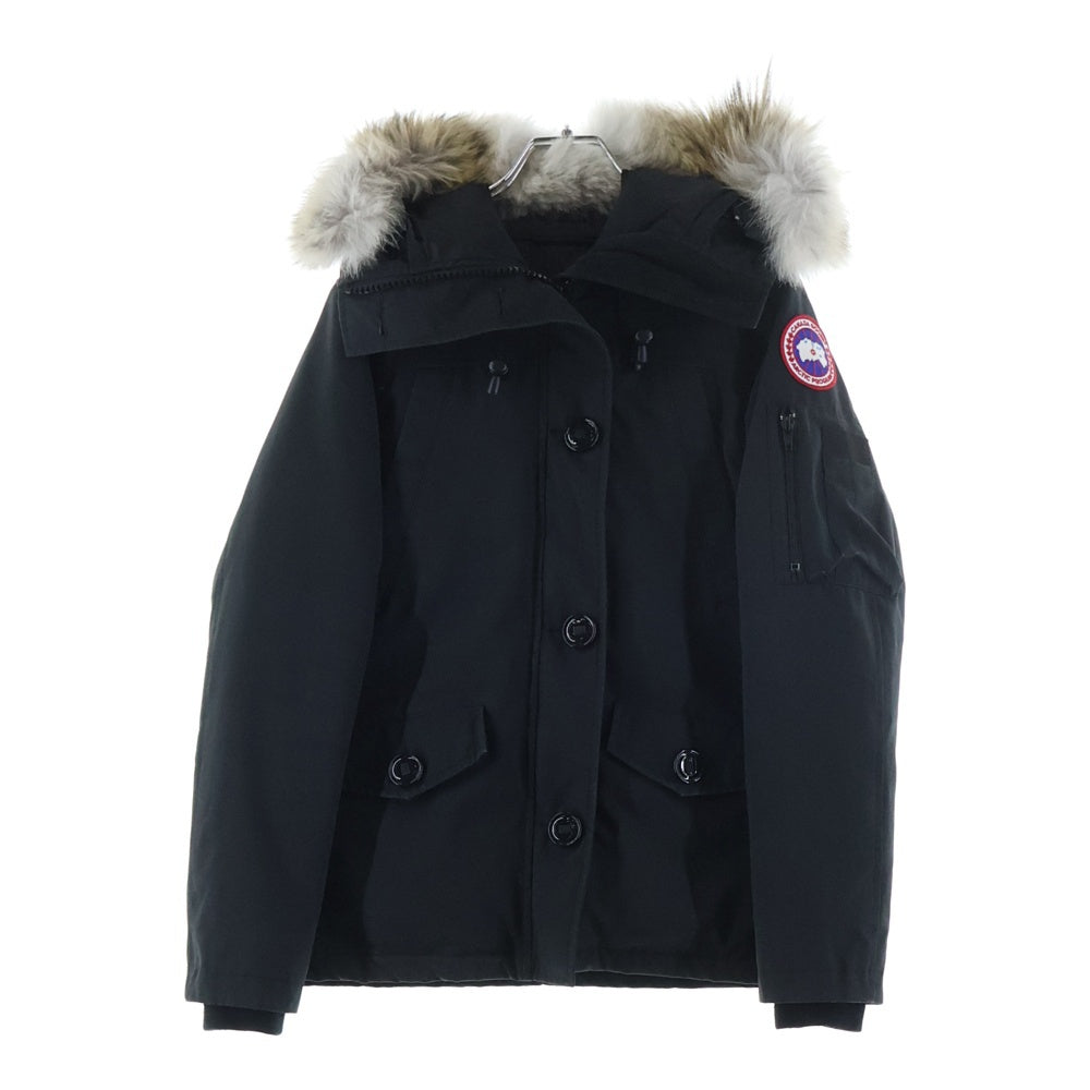CANADA GOOSE(カナダグース) MONTEBELLO PARKA モンテベッロパーカー コヨーテファーフーデッド ジップアップ ダウンジャケット レディース ブラック 2530LA