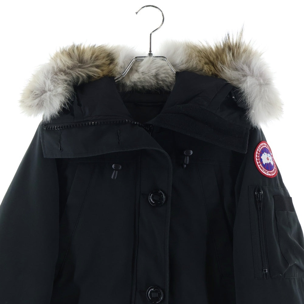 CANADA GOOSE(カナダグース) MONTEBELLO PARKA モンテベッロパーカー コヨーテファーフーデッド ジップアップ ダウンジャケット レディース ブラック 2530LA