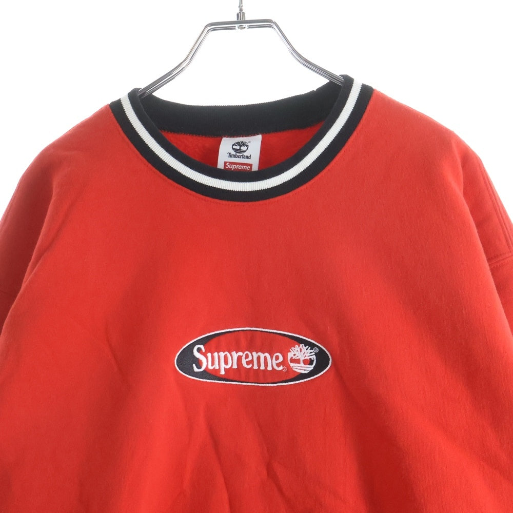 SUPREME(シュプリーム) 20SS ×Timberland Crewneck ティンバーランド クルーネック スウェットトレーナー レッド