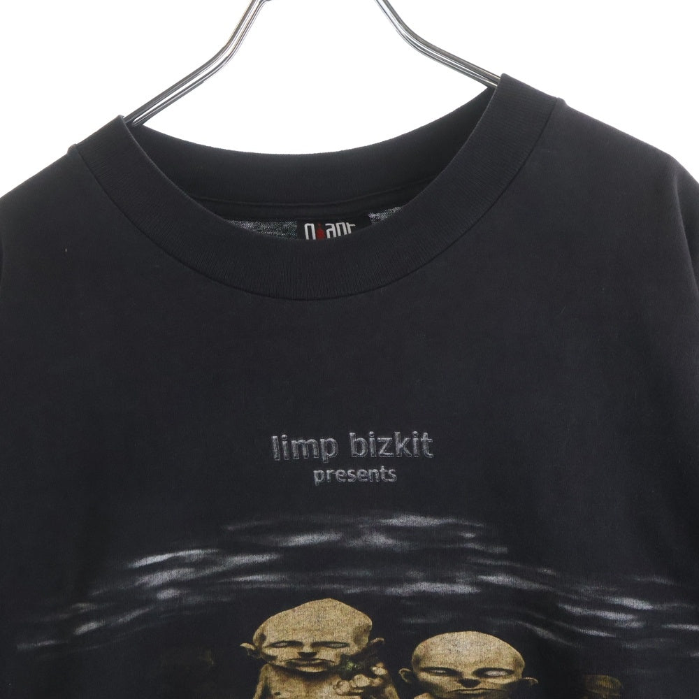 VINTAGE(ヴィンテージ) 00S VINTAGE LIMP BIZLIT ヴィンテージ リンプビズキット 両面プリント クルーネック半袖Tシャツ カットソー ブラック