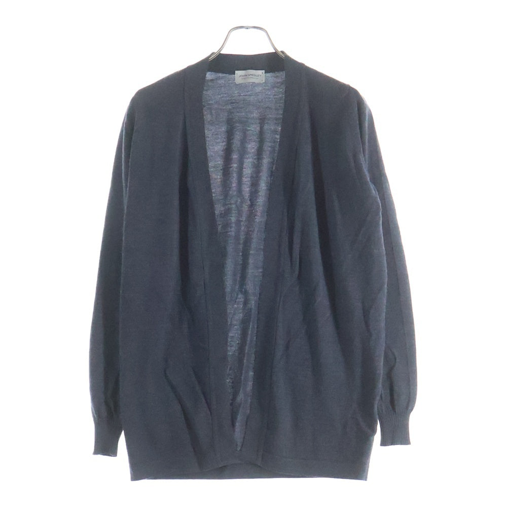 JOHN SMEDLEY(ジョンスメドレー) ウール ボタンレス カーディガン セーター グレー