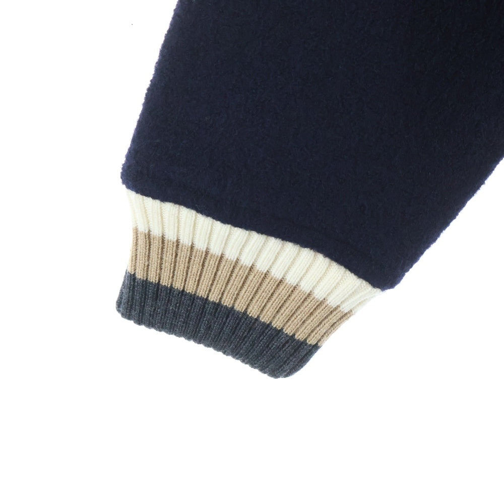 eleventy(イレブンティー) ウール ジップアップ スタジアムジャケット