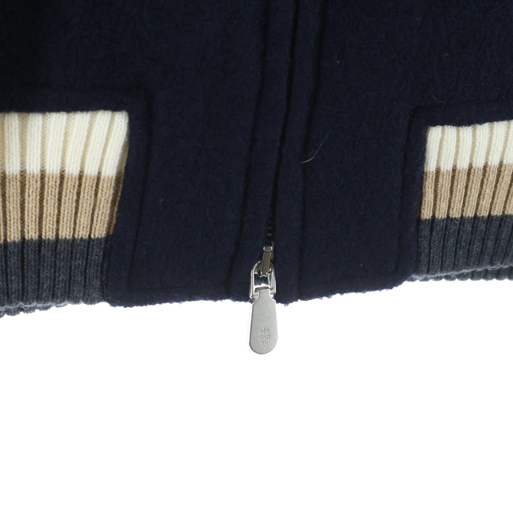 eleventy(イレブンティー) ウール ジップアップ スタジアムジャケット