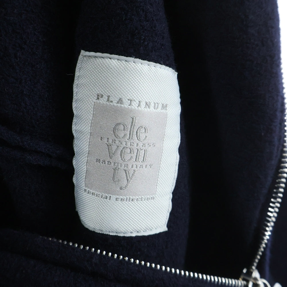 eleventy(イレブンティー) ウール ジップアップ スタジアムジャケット