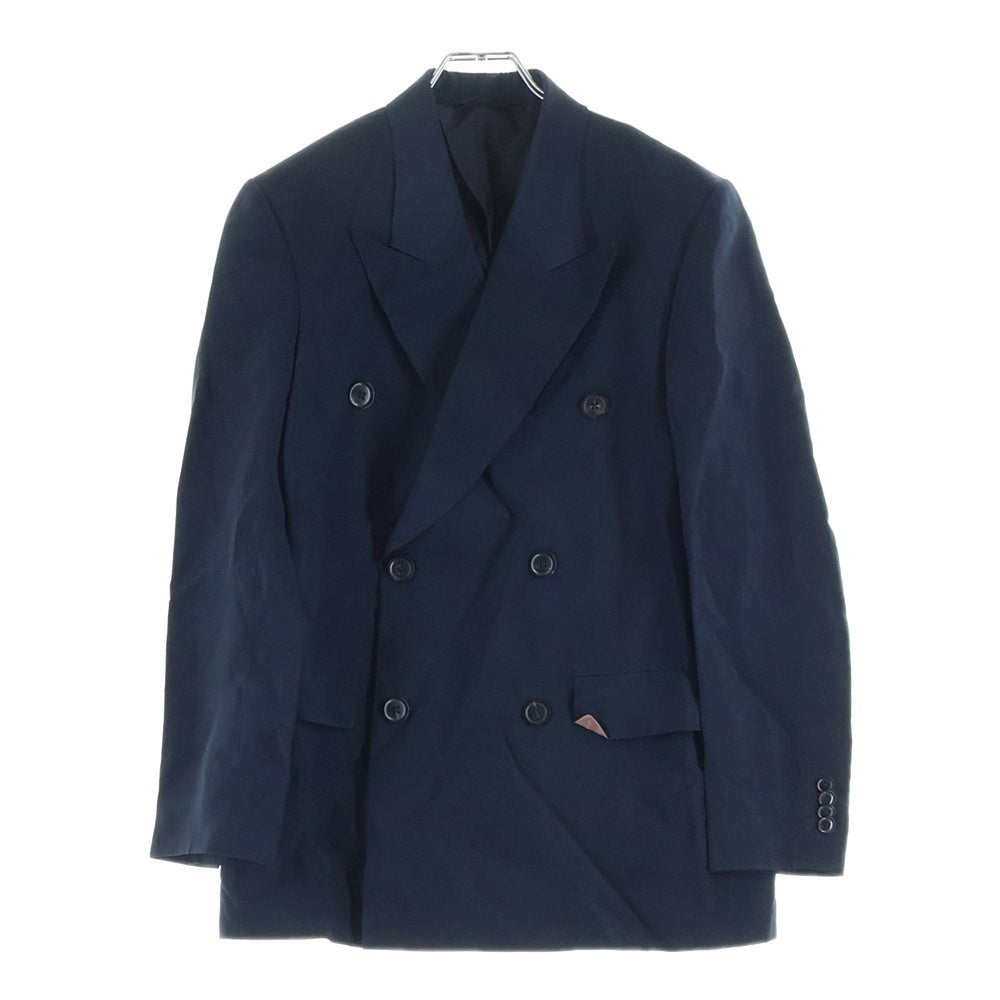 Paul Smith(ポールスミス) ダブルフラップポケット ピークドラペル テーラードジャケット ネイビー PM-SL-77553