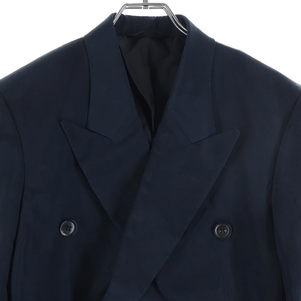 Paul Smith(ポールスミス) ダブルフラップポケット ピークドラペル テーラードジャケット ネイビー PM-SL-77553