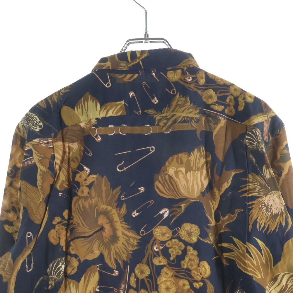 Paul Smith(ポールスミス) BEETLE BOTANICAL L/S SHIRT ビートルボタニカル 長袖シャツ ブラウン PF-WR-49973