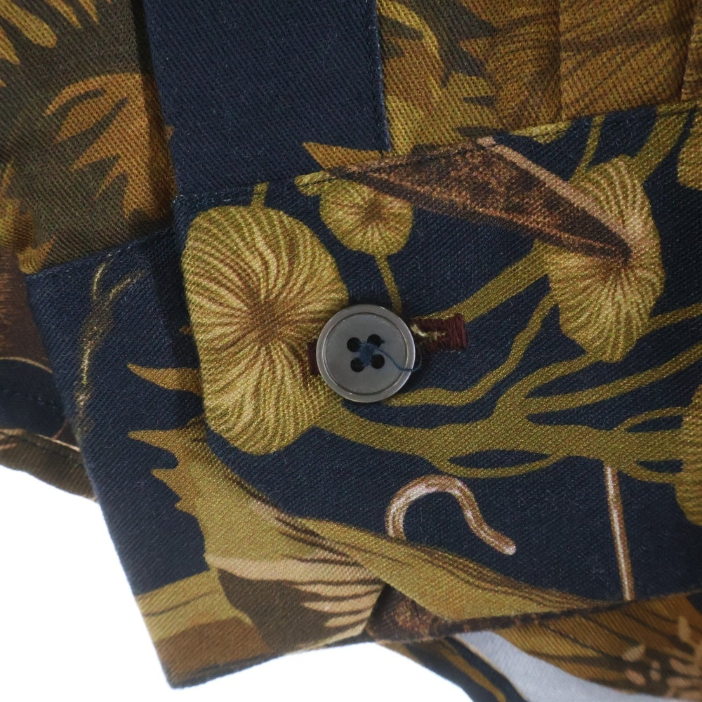 Paul Smith(ポールスミス) BEETLE BOTANICAL L/S SHIRT ビートルボタニカル 長袖シャツ ブラウン PF-WR-49973