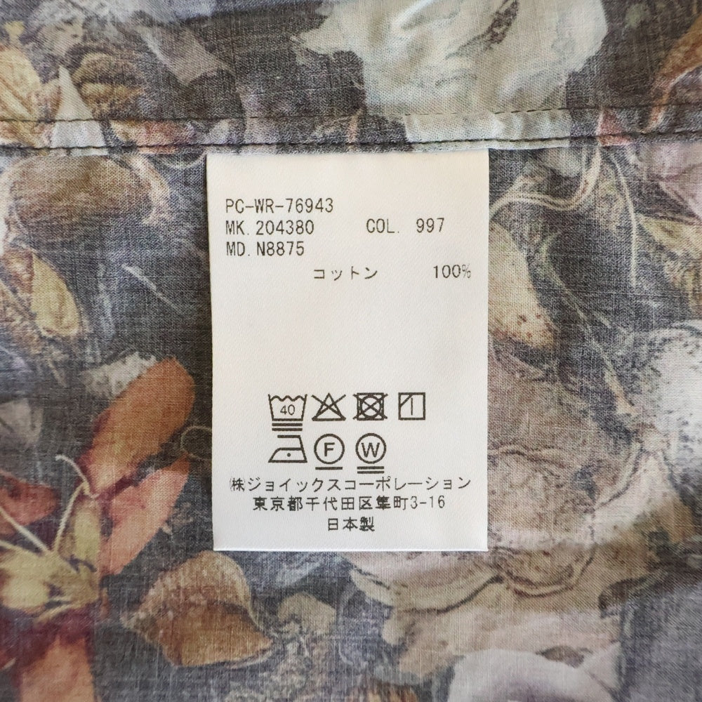 Paul Smith(ポールスミス) 花総柄 コットン 長袖ドレスシャツ マルチカラー