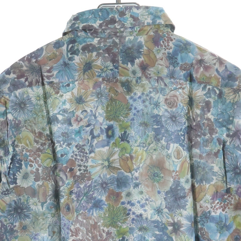 Paul Smith(ポールスミス) ボタニカルガーデン 花総柄 コットン 長袖シャツ ブルー