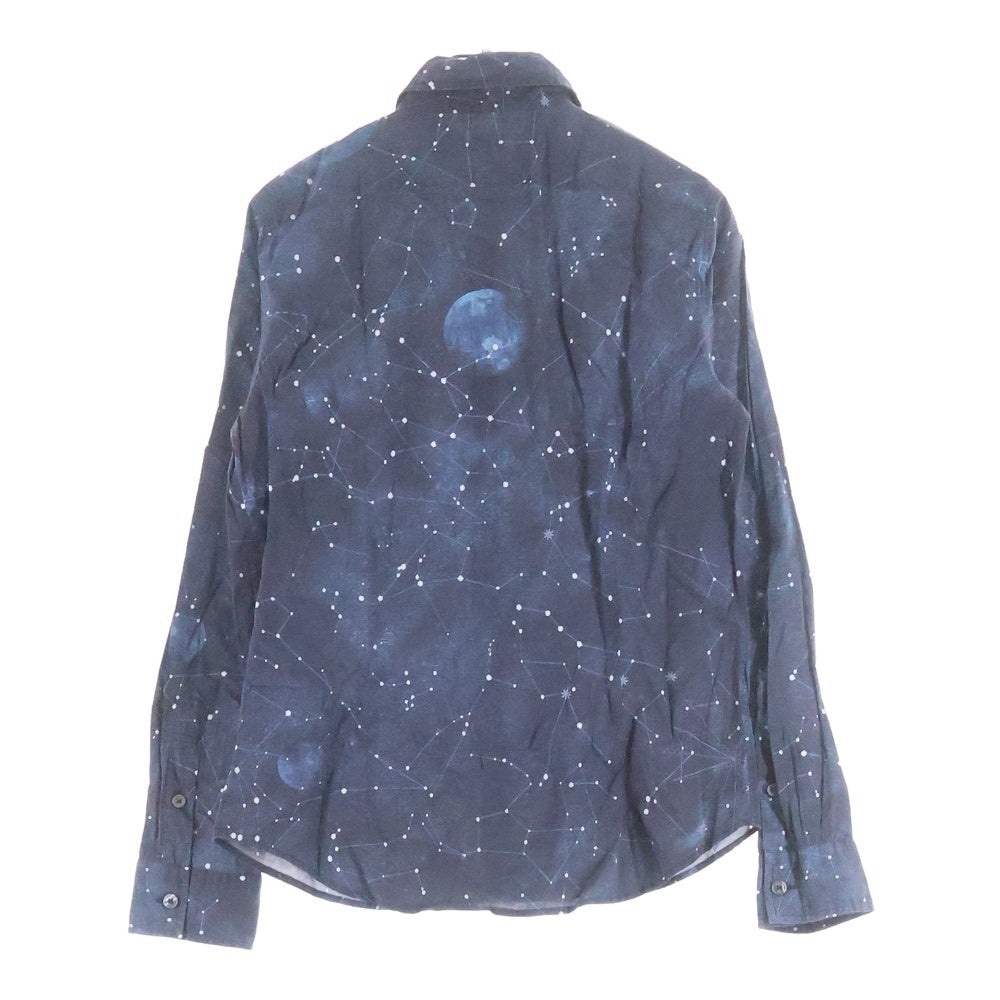 Paul Smith(ポールスミス) レギュラーカラー 星座デザイン 長袖シャツ ブラック
