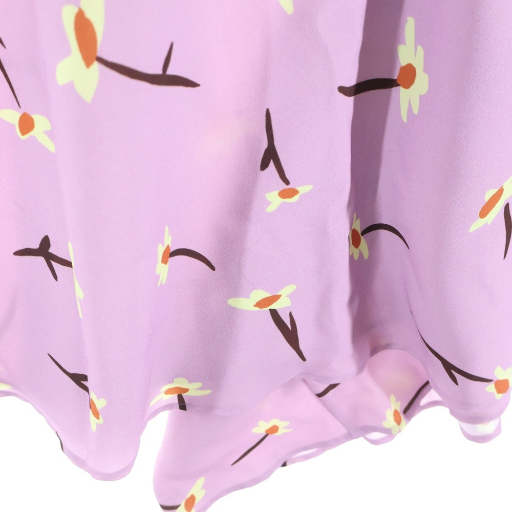 Paul Smith(ポールスミス) フローラルデザイン カラーレス 半袖ワンピース レディース ピンク