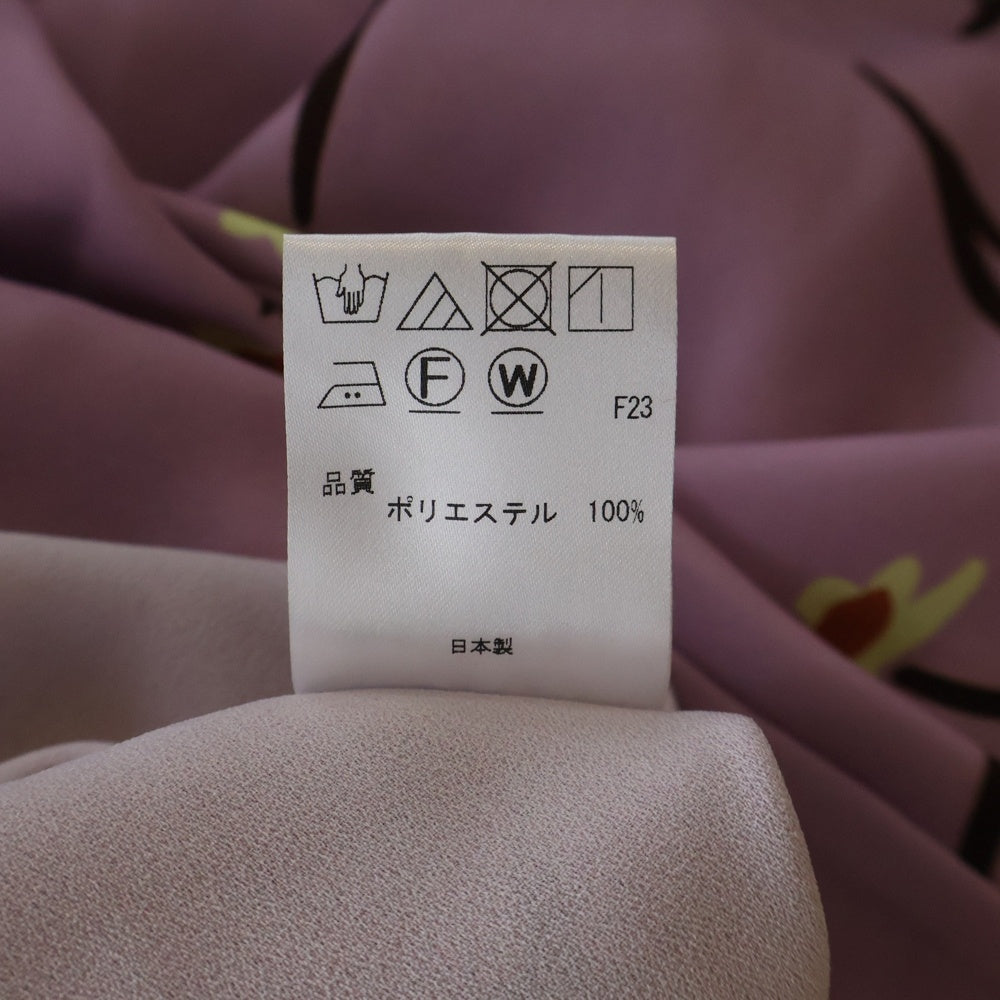 Paul Smith(ポールスミス) フローラルデザイン カラーレス 半袖ワンピース レディース ピンク