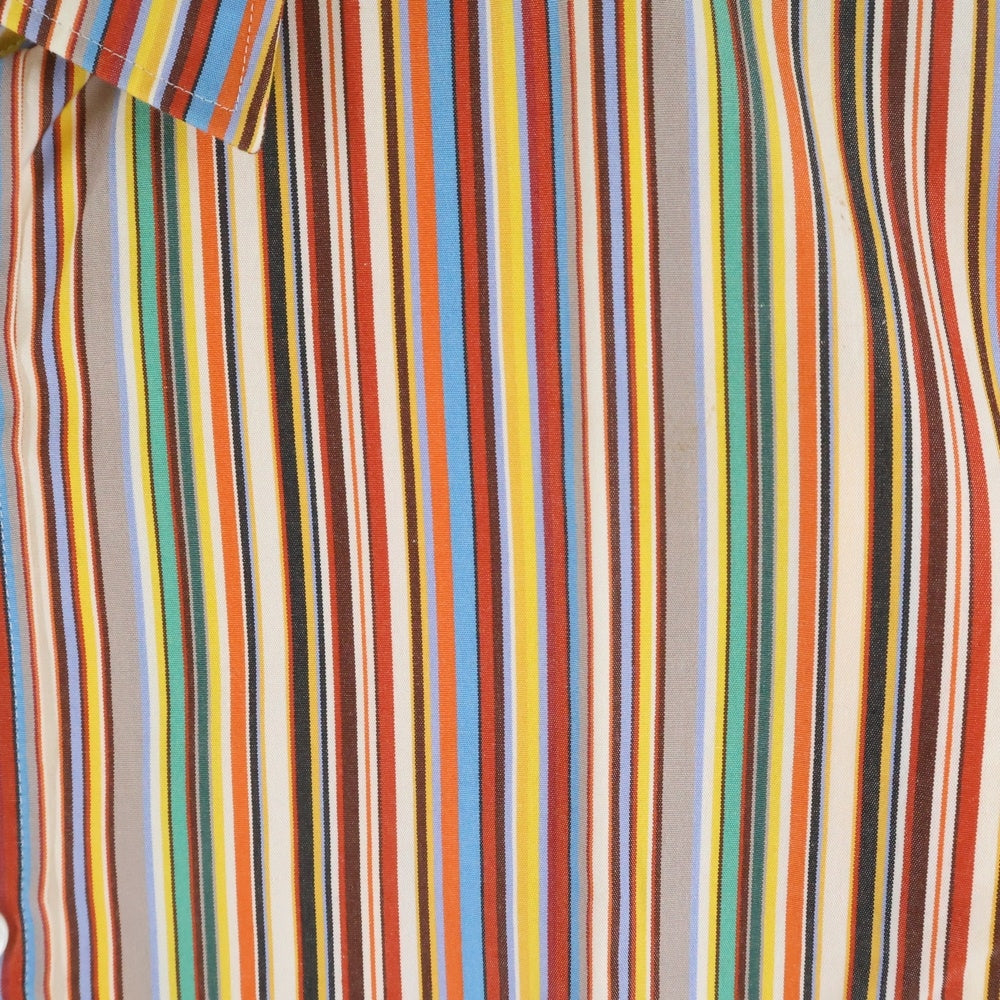 Paul Smith(ポールスミス) マルチストライプデザイン レギュラーカラー 半袖シャツ マルチカラー