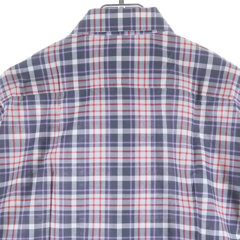 Paul Smith(ポールスミス) ウィングカラー チェック柄 長袖シャツ マルチカラー