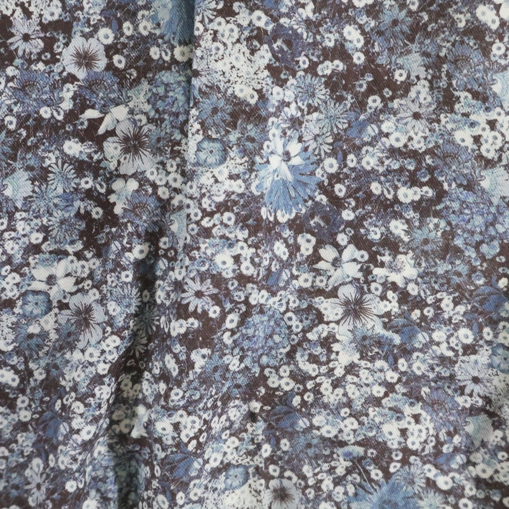 Paul Smith(ポールスミス) 花総柄 コットン レギュラーカラー 長袖シャツ グレー PC-CR-31652