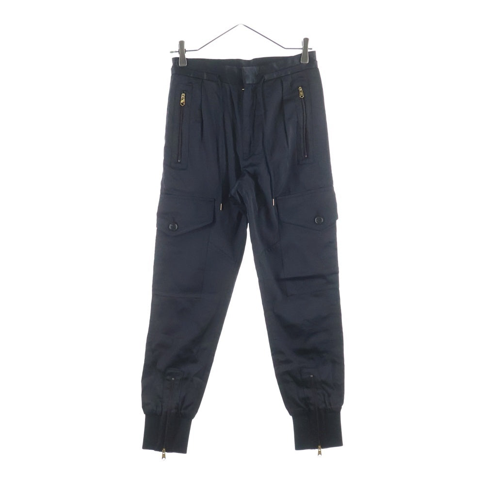 Paul Smith(ポールスミス) レーヨン混 ドローストリング ジョガーパンツ ブラック PF-BM-80077