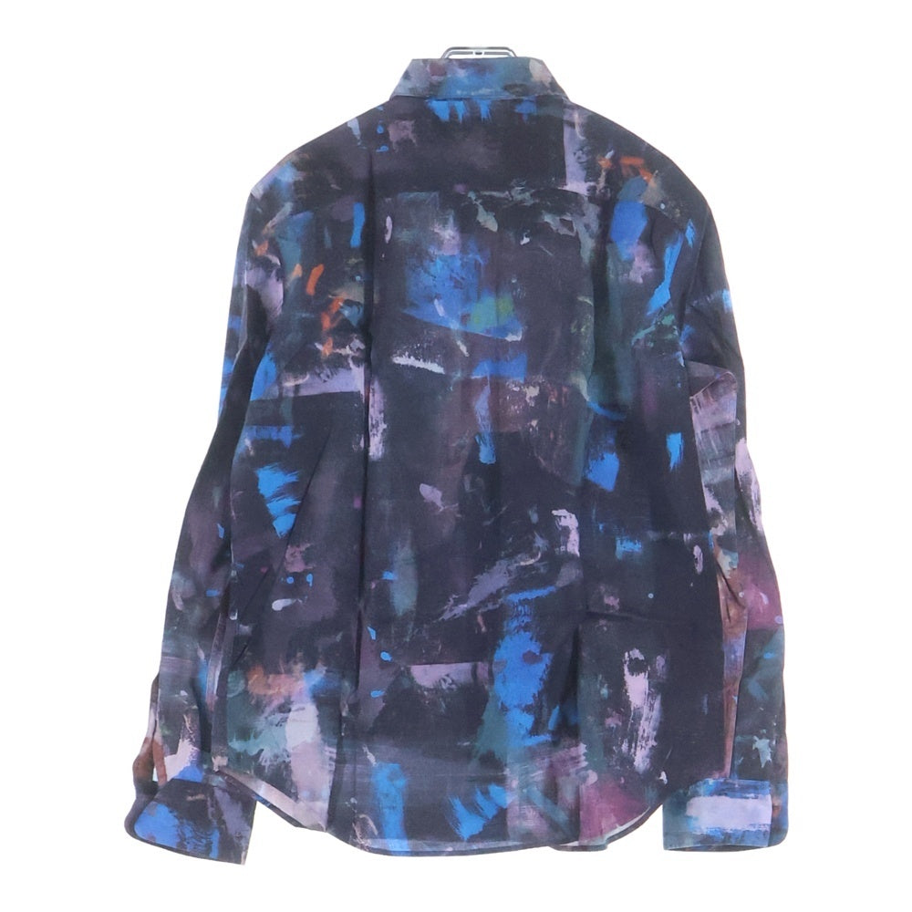 Paul Smith(ポールスミス) ペイント総柄 レギュラーカラー 長袖シャツ マルチカラー