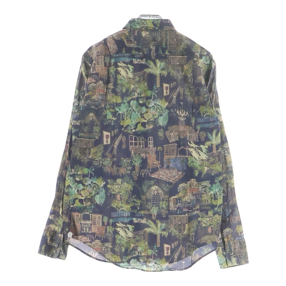 Paul Smith(ポールスミス) 町 建物総柄 レギュラーカラー 長袖シャツ マルチカラー PC-CR-58413