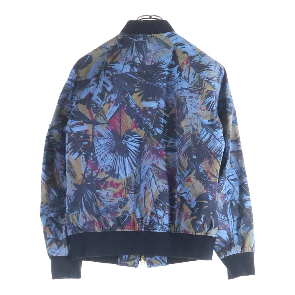 Paul Smith(ポールスミス) ボタニカル総柄 ジップアップジャケット ブルー PP-KS-36890