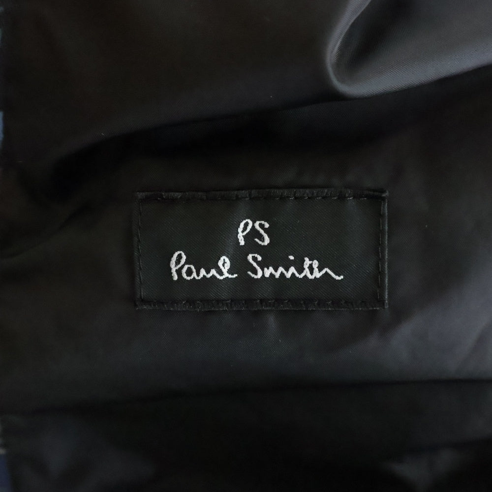 Paul Smith(ポールスミス) ボタニカル総柄 ジップアップジャケット ブルー PP-KS-36890