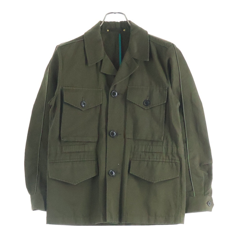 Paul Smith(ポールスミス) リネン混 ミリタリージャケット カーキ PF-BG-52415