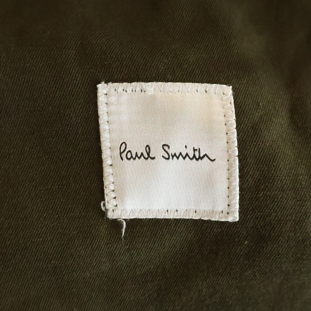 Paul Smith(ポールスミス) リネン混 ミリタリージャケット カーキ PF-BG-52415