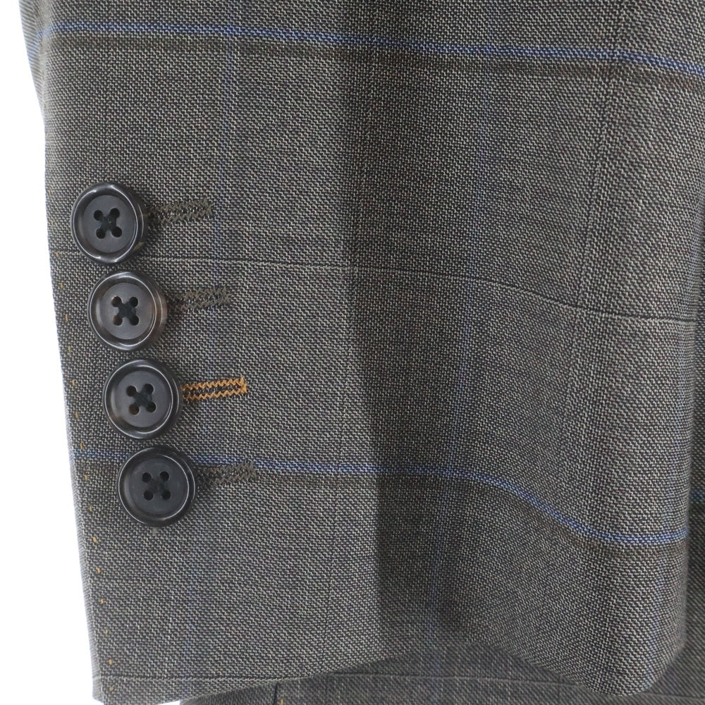 Paul Smith(ポールスミス) ×LANIFICIO F.LLI CERRUTI ラニフィチオチェルッティ 裏地花総柄 2Bシングルテーラードジャケット グレー PL-MX-75446