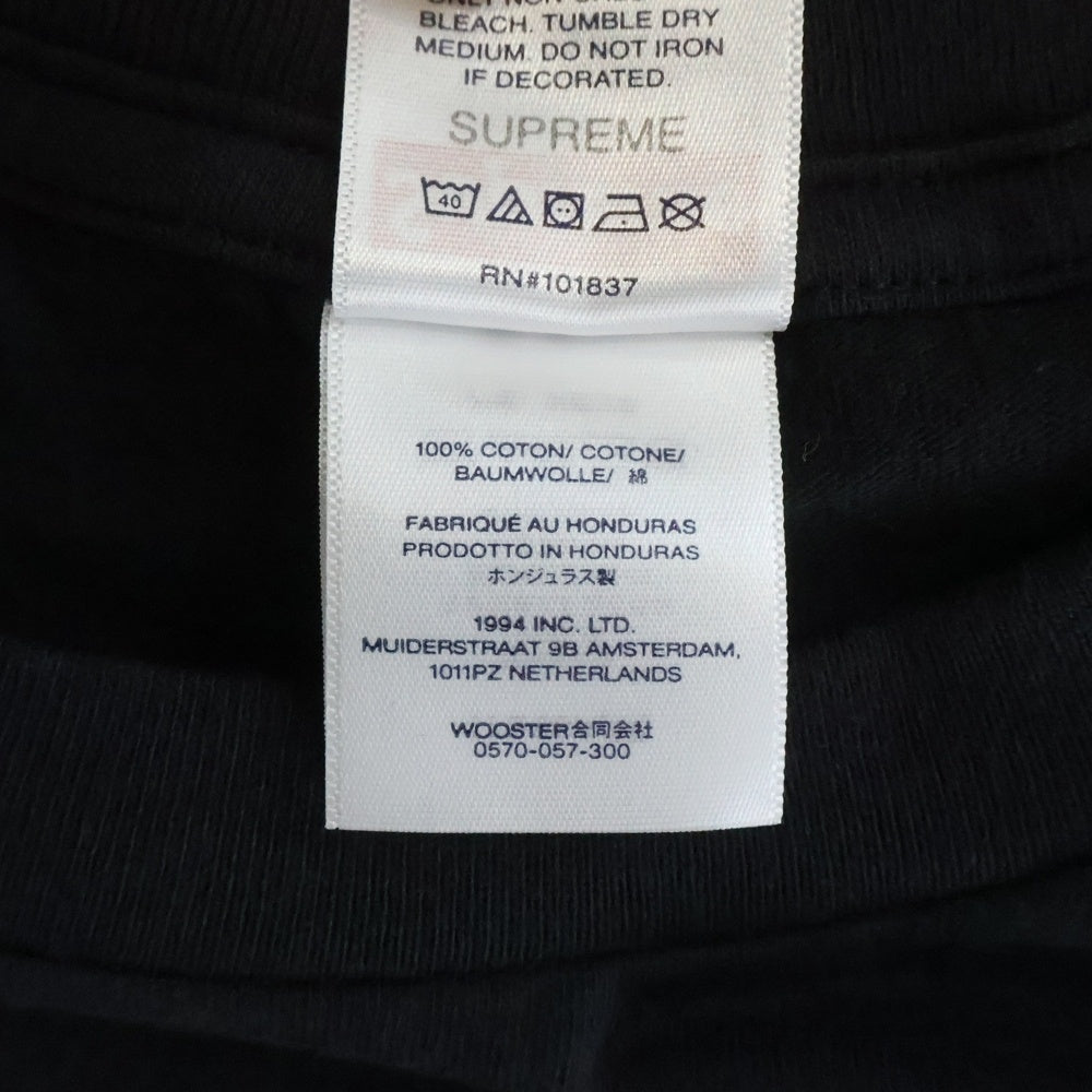 SUPREME(シュプリーム) 25SS Dean Blunt Tee ディーンブラント クルーネック半袖Tシャツ カットソー ブラック