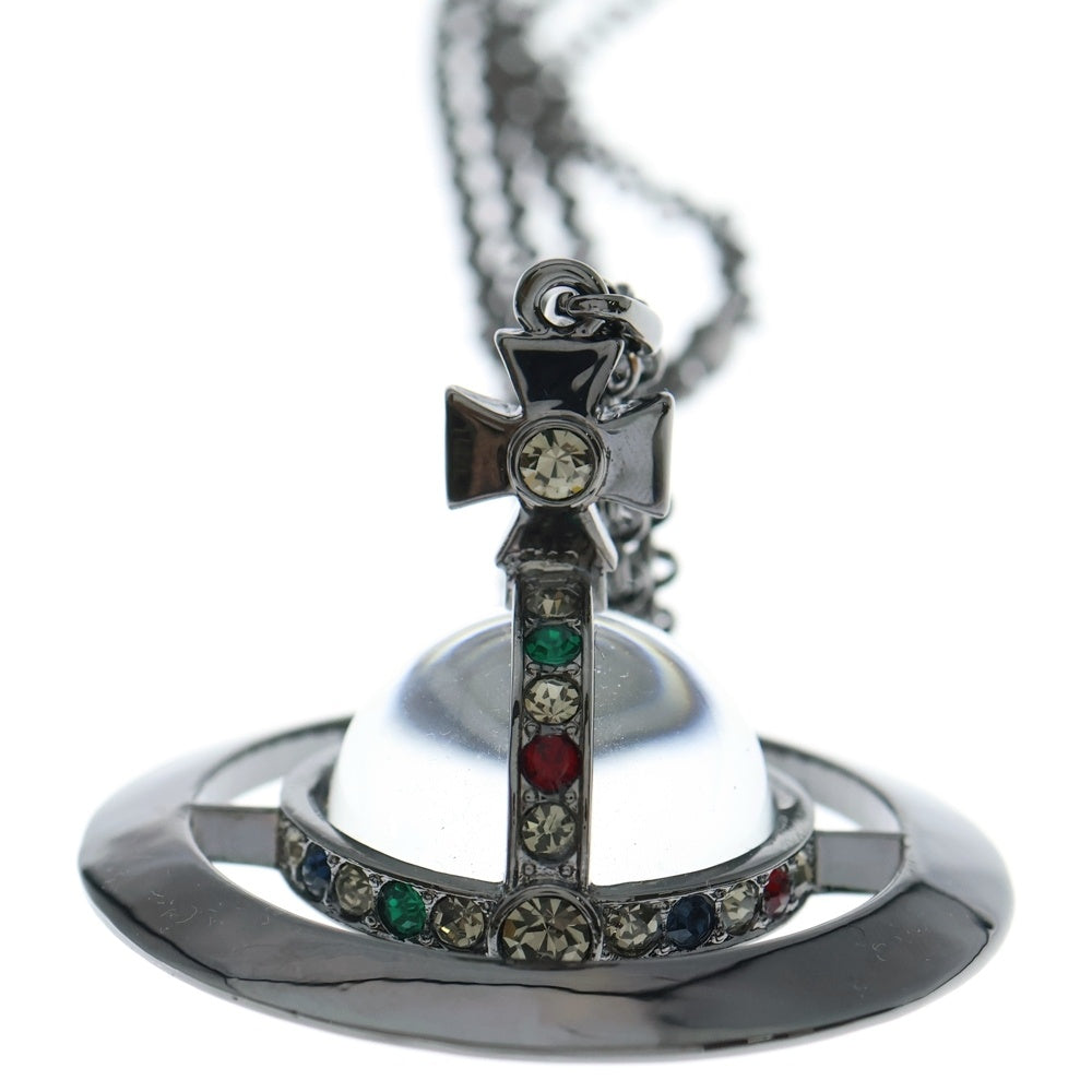 Vivienne Westwood(ヴィヴィアンウエストウッド) ジャイアントオーブ チェーンネックレス シルバー