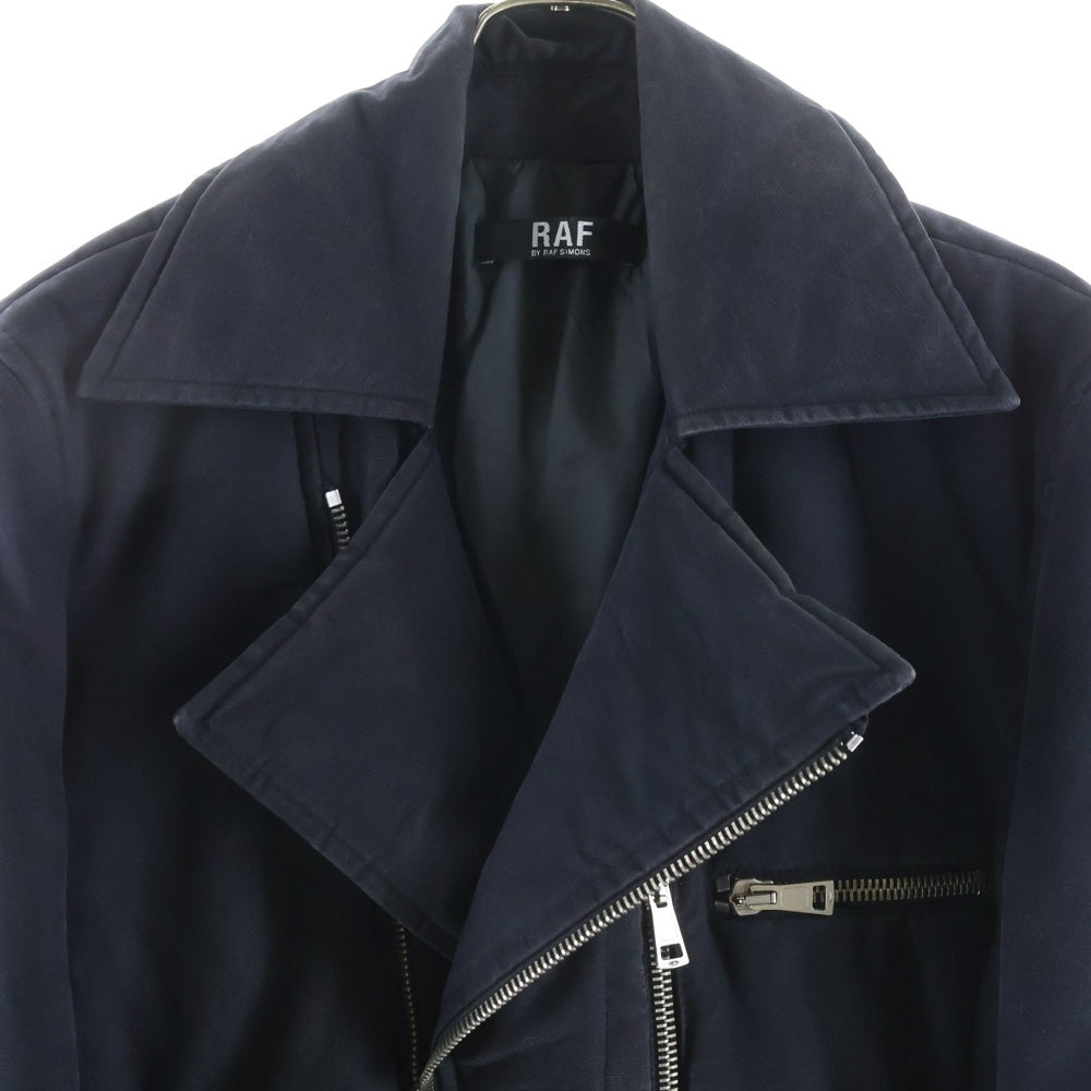 RAF BY RAF SIMONS(ラフ バイ ラフシモンズ) ARCHIVE アーカイブ ジップポケット ダブルライダース ボンバージャケット ブラック