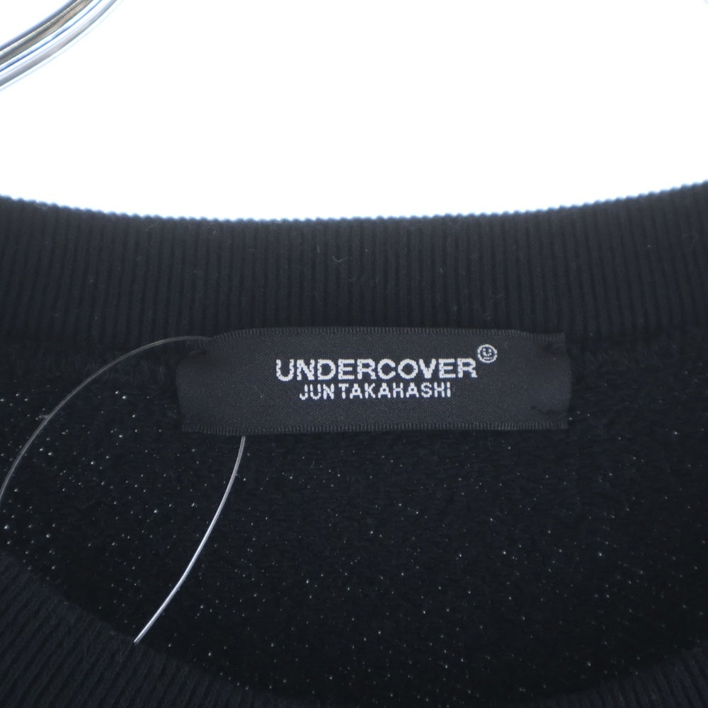 UNDERCOVER(アンダーカバー) 25SS PAINTING ICON SWEAT BEAR ペインティング アイコン ベアープリント クルーネック スウェット トレーナー ブラック UC1E9803-2