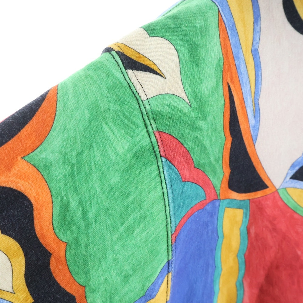 SUPREME(シュプリーム) 21SS ×Emilio Pucci Hooded Sweatshirt エミリオプッチ アート総柄プリント スウェット プルオーバーパーカー マルチカラー