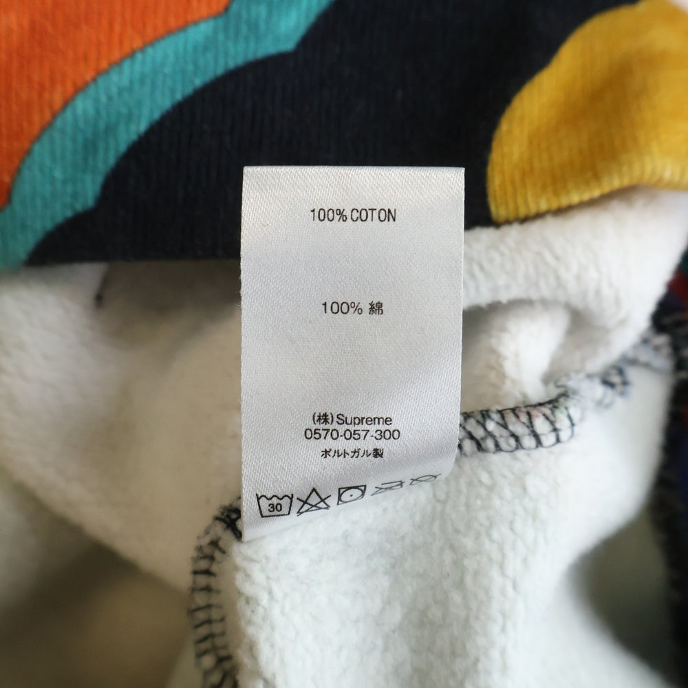 SUPREME(シュプリーム) 21SS ×Emilio Pucci Hooded Sweatshirt エミリオプッチ アート総柄プリント スウェット プルオーバーパーカー マルチカラー