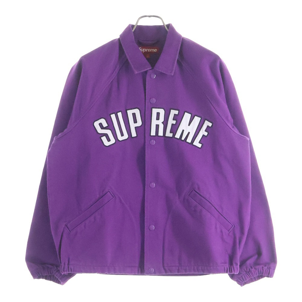 SUPREME(シュプリーム) 24SS Arc Denim Coaches Jacket ロゴデニムコーチジャケット パープル