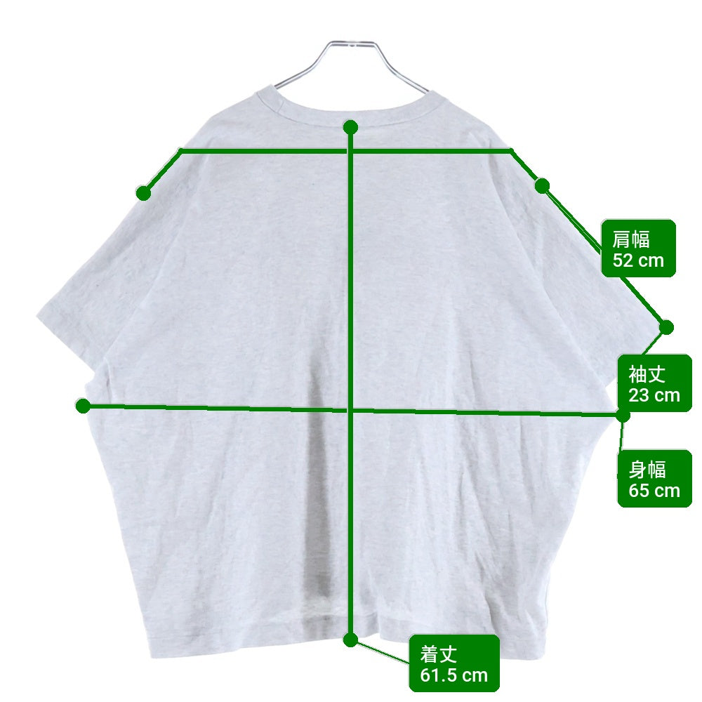 YEEZY(イージー) 24SS GOSHA BLACK DOGS TEE ゴーシャ ブラックドック 半袖Tシャツ グレー ホワイト