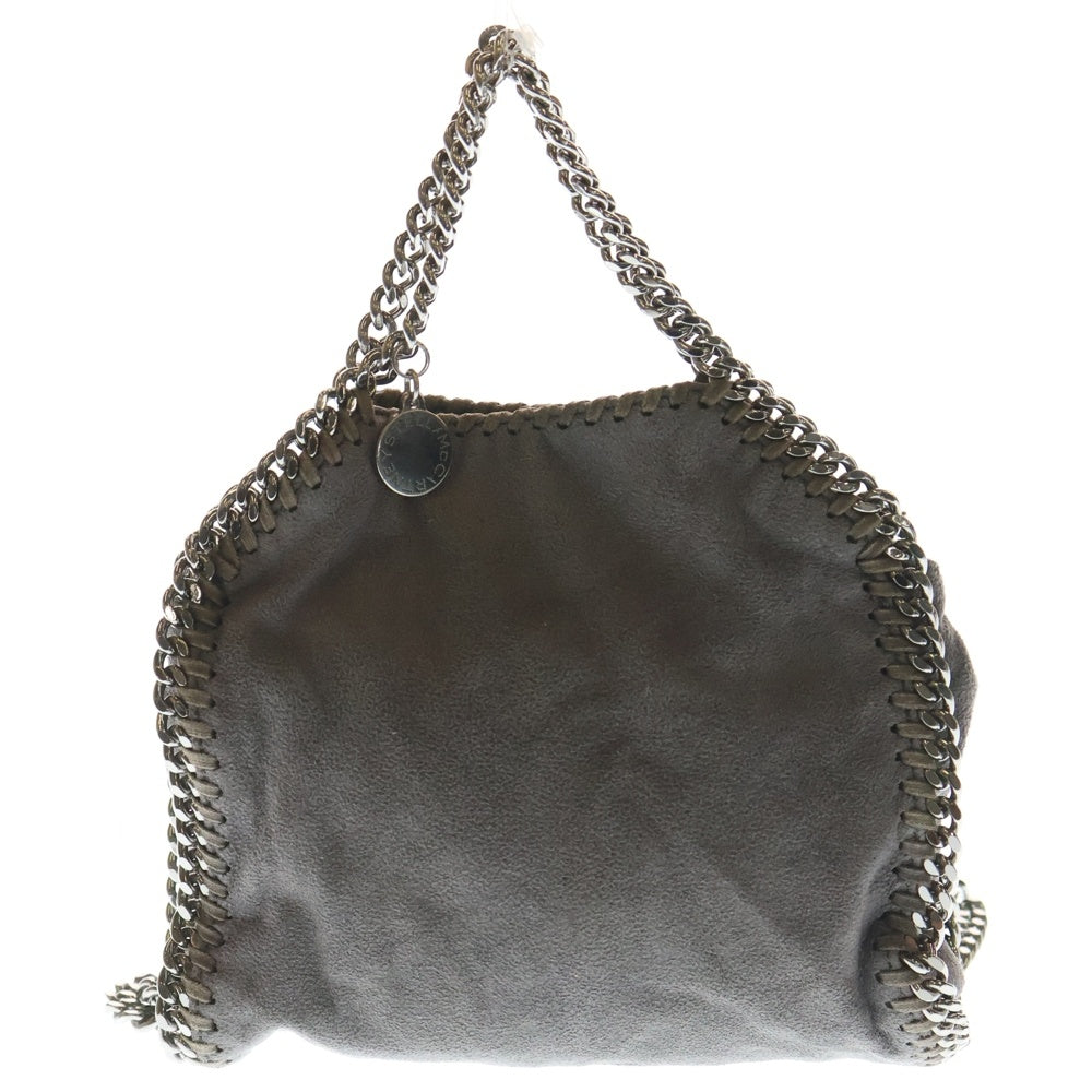 STELLA McCARTNEY(ステラマッカートニー) ファラベラ ミニ レザーハンドバッグ チェーンショルダーバッグ グレー レディース 371223W 9132