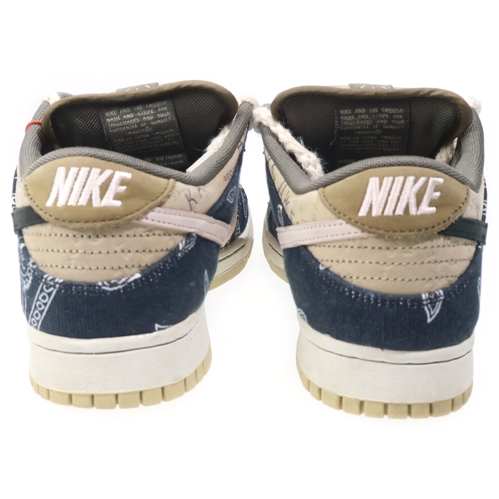 NIKE(ナイキ) ×TRAVIS SCOTT SB DUNK LOW PRM QS CACTUS JACK トラヴィススコット SBダンク カクタスジャック ローカットスニーカー マルチ US9/27.0cm CT5053-001
