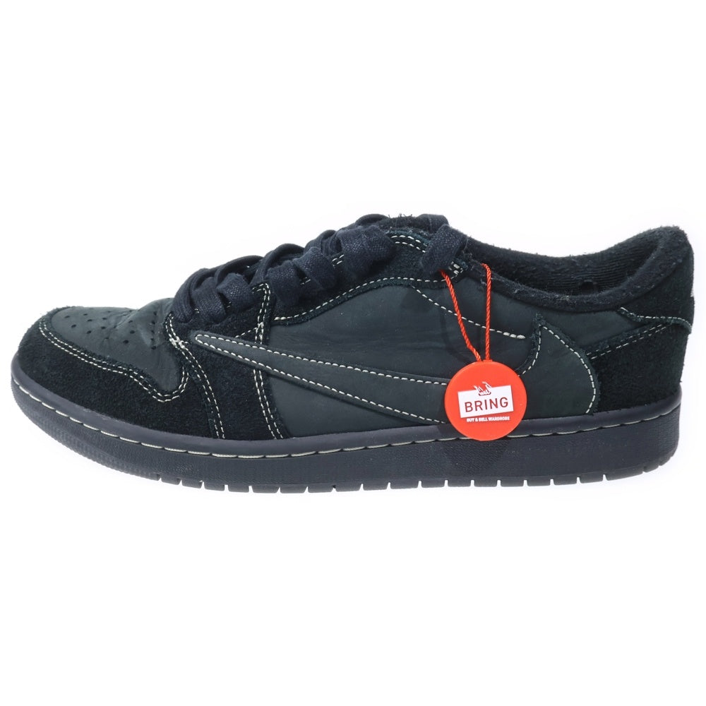 NIKE(ナイキ) ×TRAVIS SCOTT AIR JORDAN 1 LOW OG SP BLACK PHANTOM エアジョーダン1 ブラックファントム ローカットスニーカー ブラック US9/27cm DM7866-001