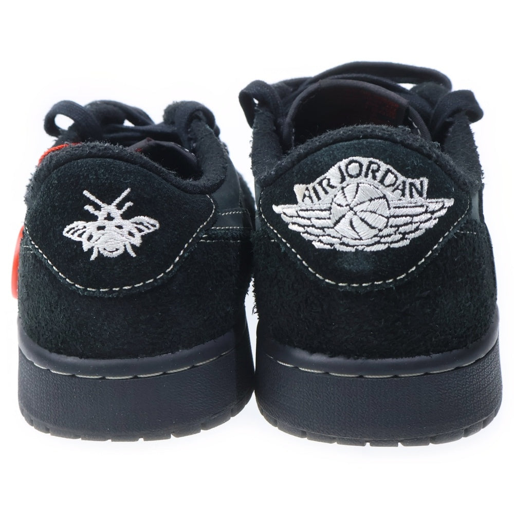 NIKE(ナイキ) ×TRAVIS SCOTT AIR JORDAN 1 LOW OG SP BLACK PHANTOM エアジョーダン1 ブラックファントム ローカットスニーカー ブラック US9/27cm DM7866-001