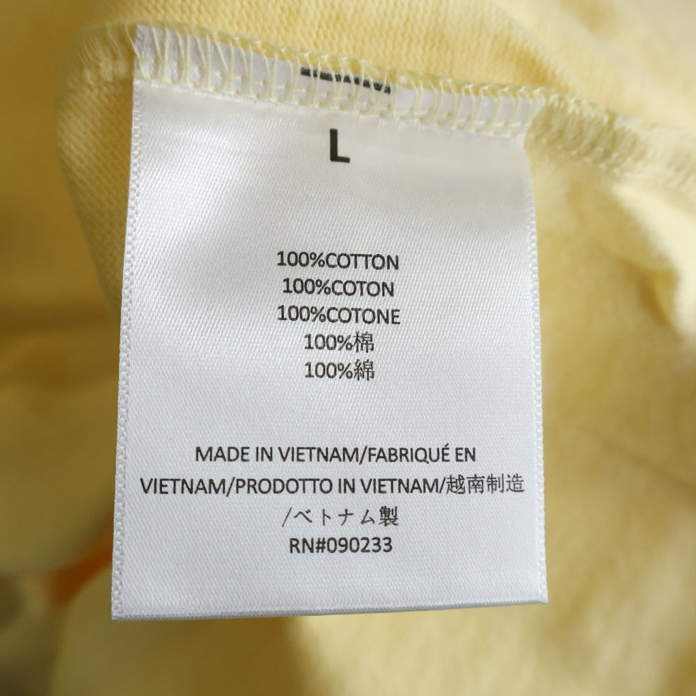 FEAR OF GOD ESSENTIALS(フィアオブゴッド エッセンシャルズ) CREWNECK T-SHIRT フロントエンブロイダリー クルーネック半袖カットソーTシャツ イエロー 125SP24200