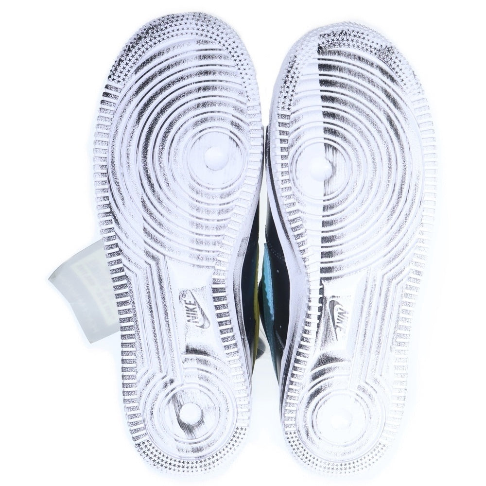 NIKE(ナイキ) ×PEACEMINUSONE AIR FORCE 1 07 ×ピースマイナスワン エアフォース1 07 レザーローカットスニーカー マルチカラー US9/27cm AQ3692-004