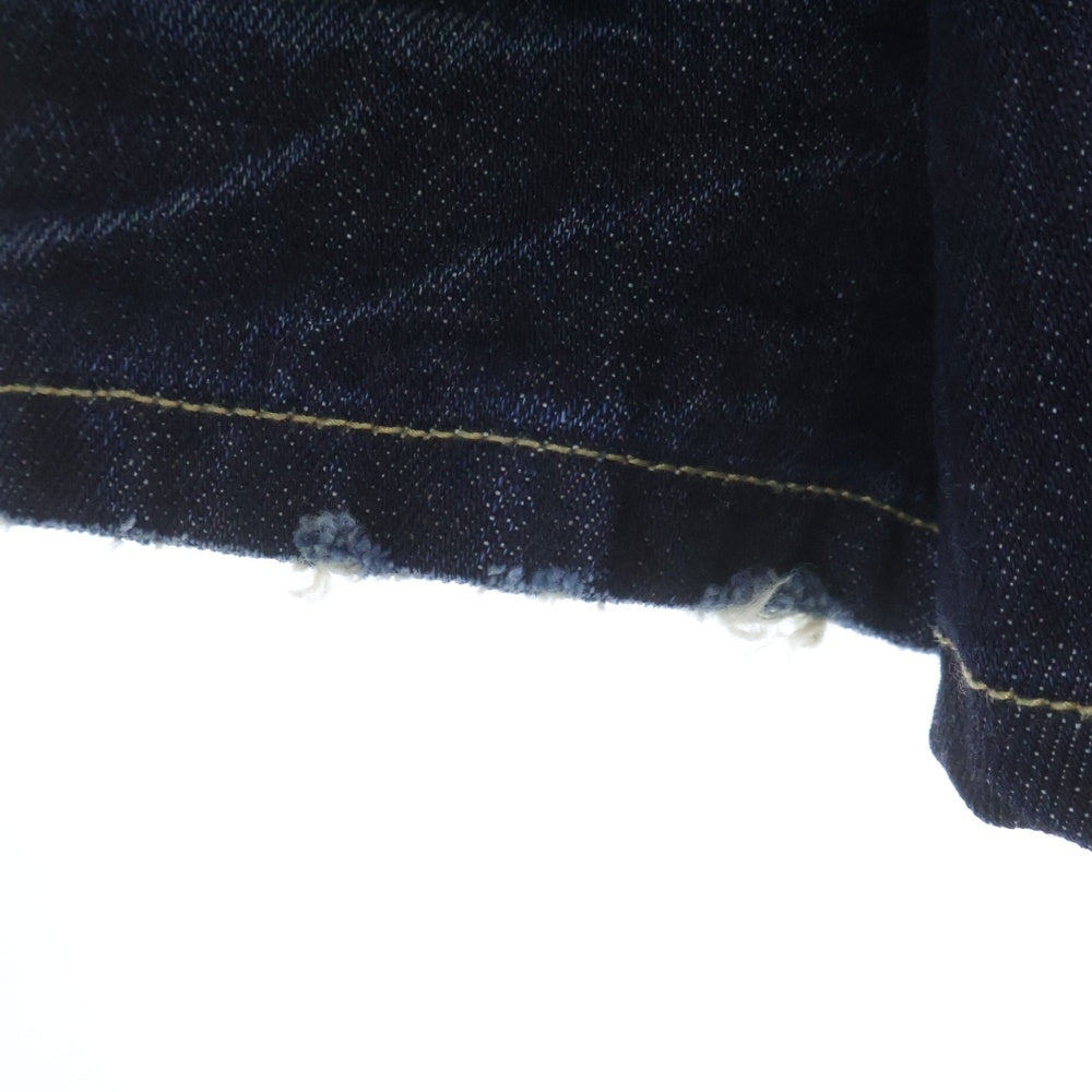 THUG CLUB(サグクラブ) ×DICKIES DENIM BLAZER ×ディッキーズ ボタンアップ デニムブレザー ブルー TC24DK0101-BLU