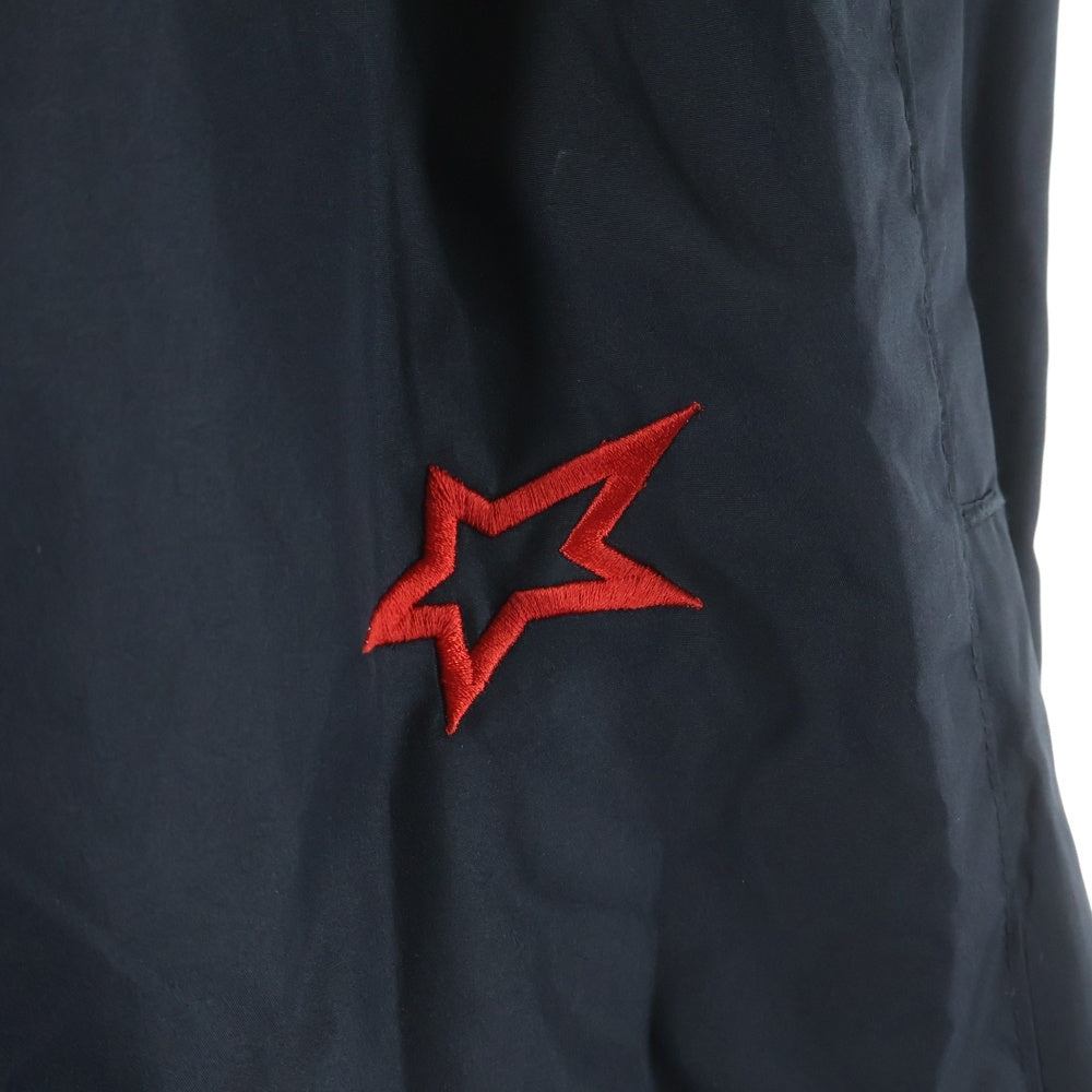 NO BRAND(ノーブランド) ALTER EGO VIXI TRACK PANTS アルターエゴ ドローストリング ナイロンパンツ ブラック