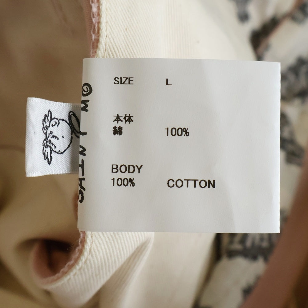 SAINT MICHAEL(セントマイケル) 24SS ジップフライ チノワイドパンツ ピンク SM-YS8-0000-050