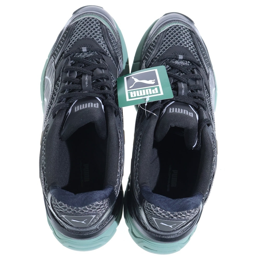 PUMA(プーマ) VELOPHASIS XX ヴェロス メッシュローカットスニーカー ブラック/グリーン US10.5/28.5cm 396479-01