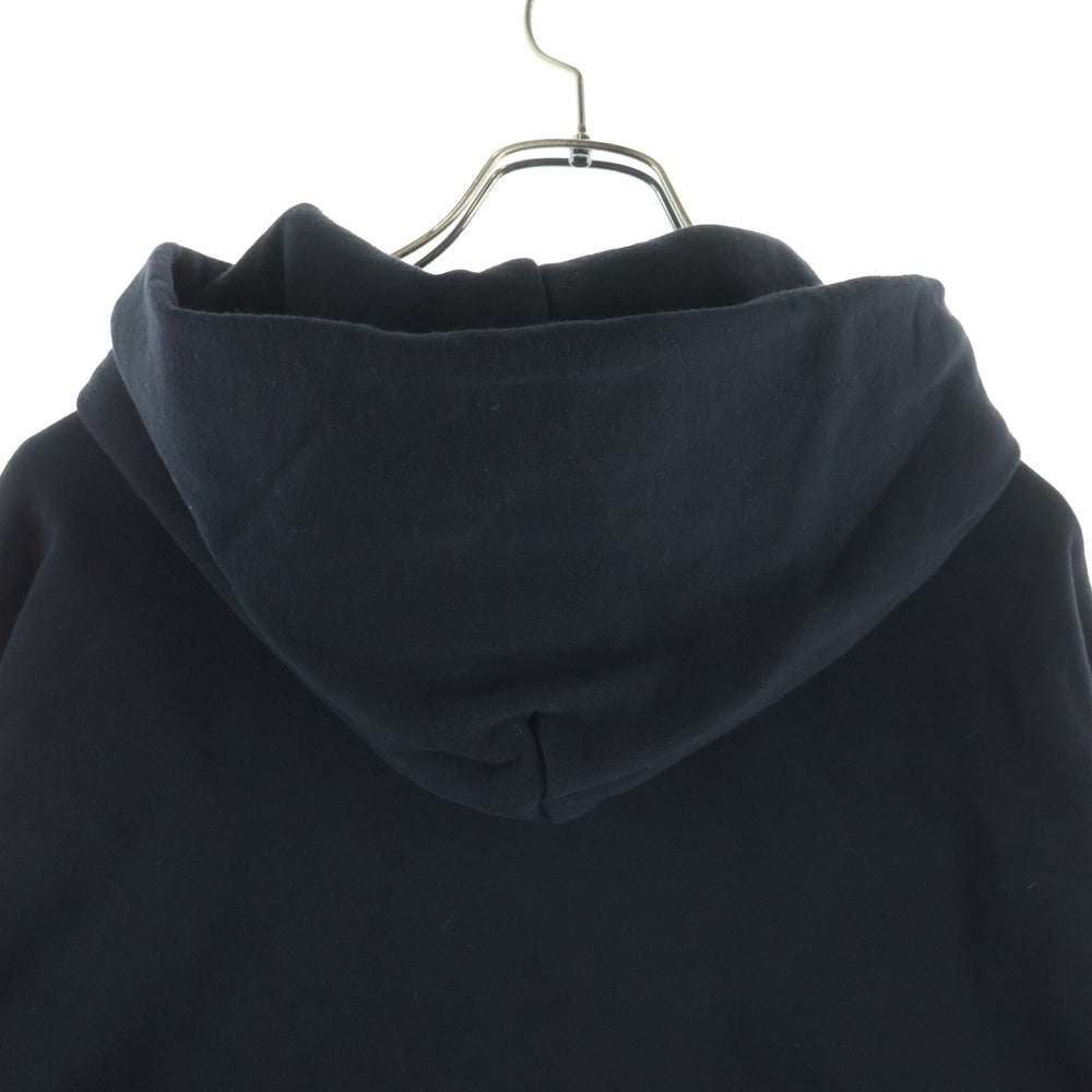 NO BRAND(ノーブランド) ALTER EGO KIKI HOODIE アルターエゴ フロントプリント カンガルーポケット ラインストーン プルオーバースウェットパーカー ブラック/パープル